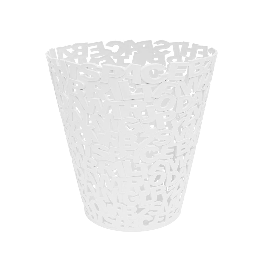 Letters Wastebasket