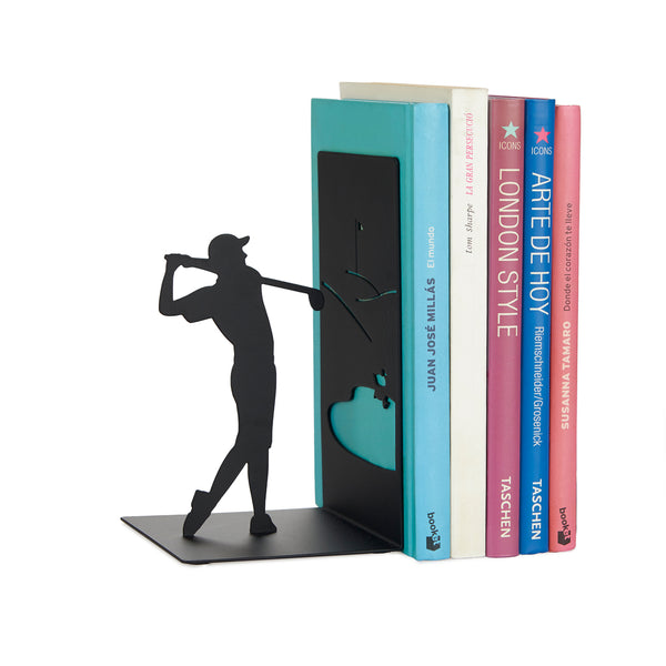 Serre-Livres Golf – Statuettes De Golfeurs En Bronze (Couleur Jaune/Bronze)