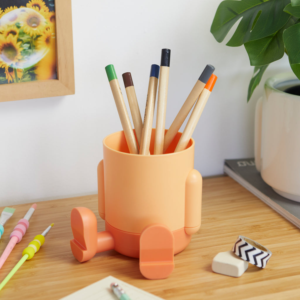 Mr. Sitty Two-tone Pencil Holder