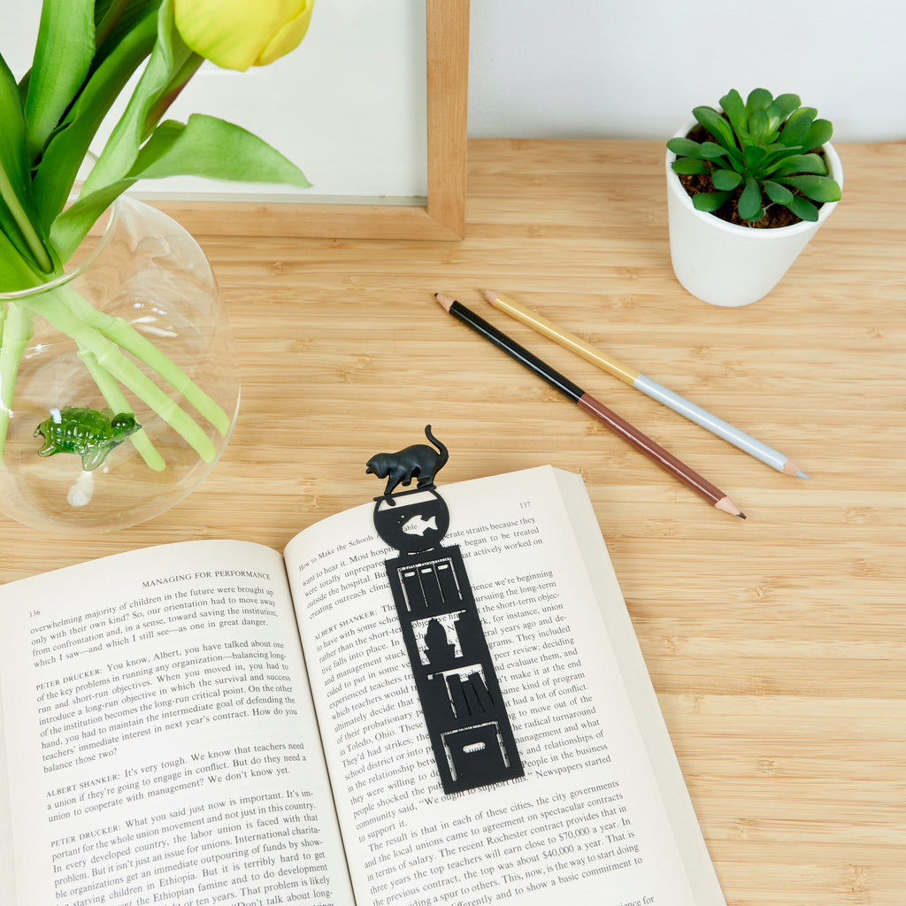 Fishing Cat Bookmark