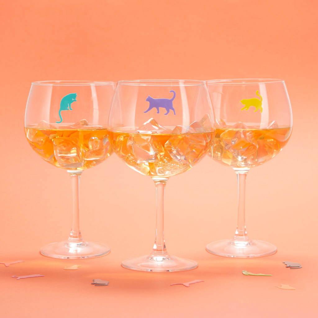 Sticky Cats Glass Markers