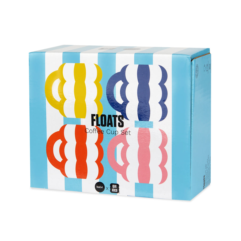 Floats Coffee Cups x4