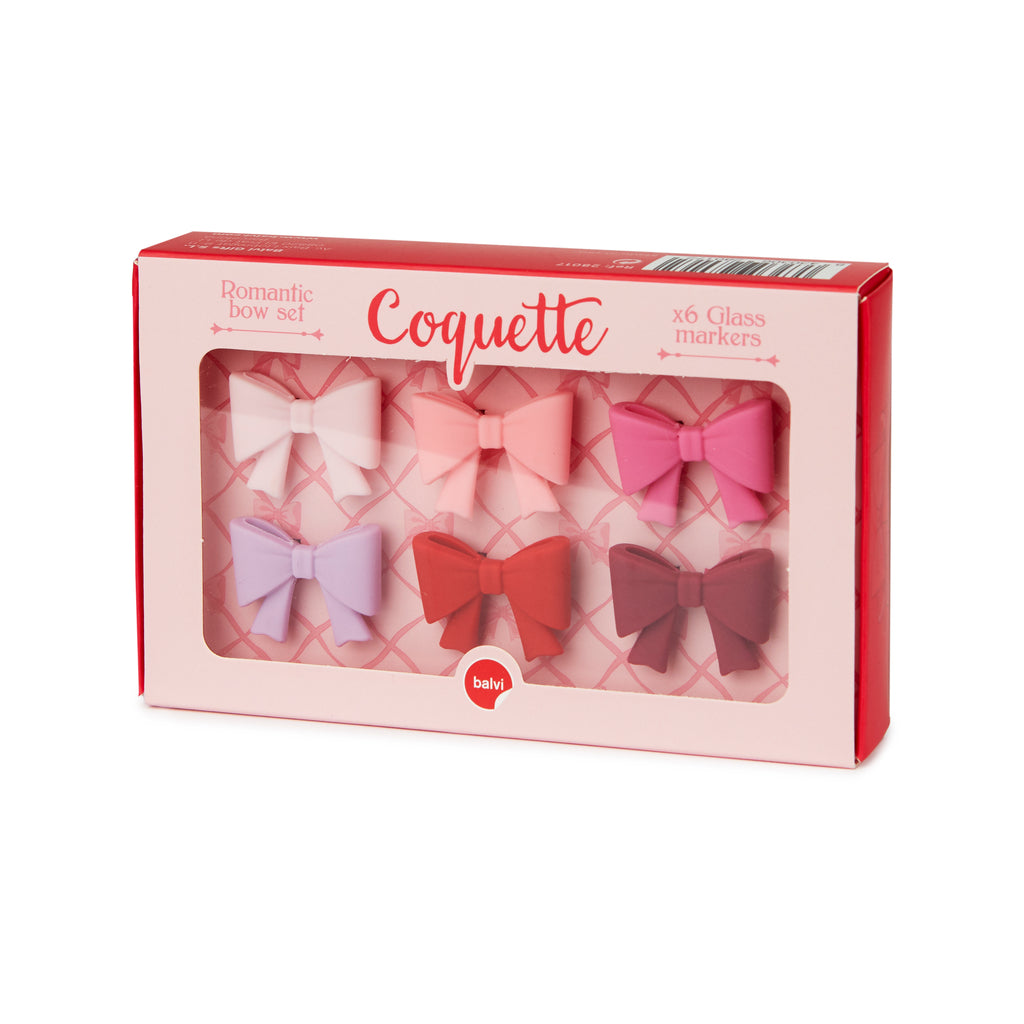 Coquette Glass Markers