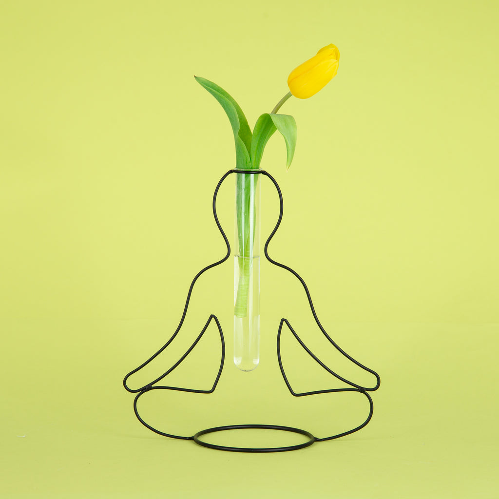 Yoga Silhouette Vase