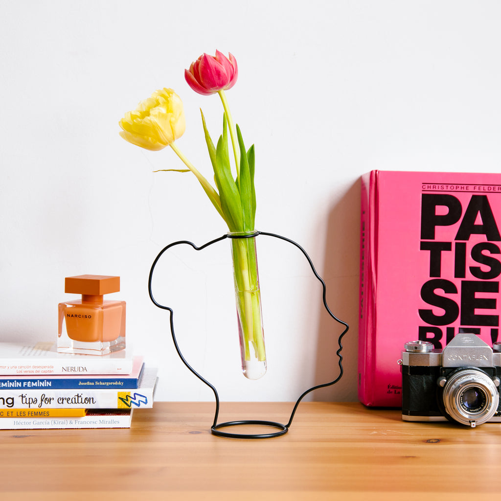 Vase Lady Silhouette