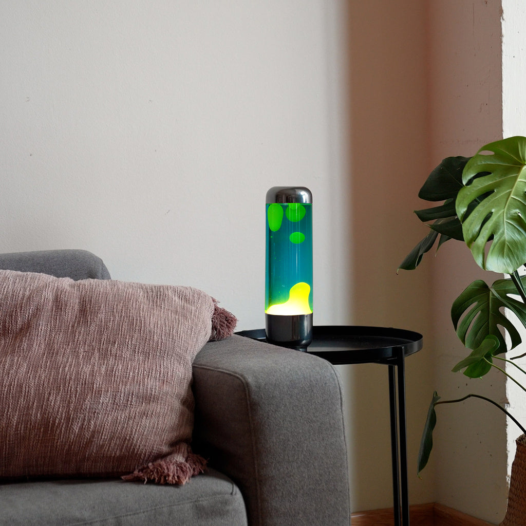 Capsule Lava Lamp - Blue/Green