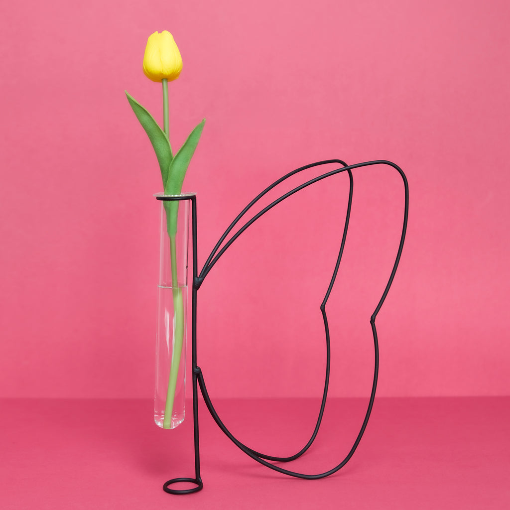 Butterfly Silhouette Vase