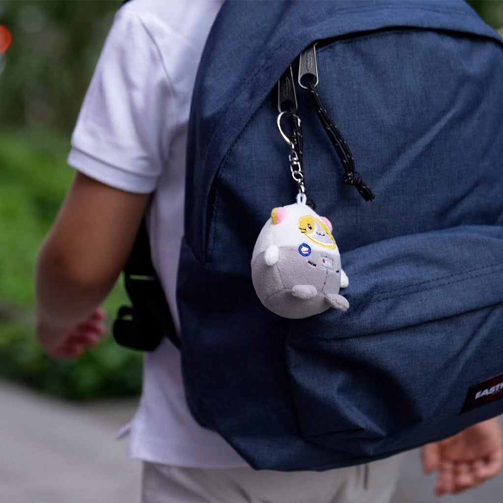 Fluffy Astrocat Keychain
