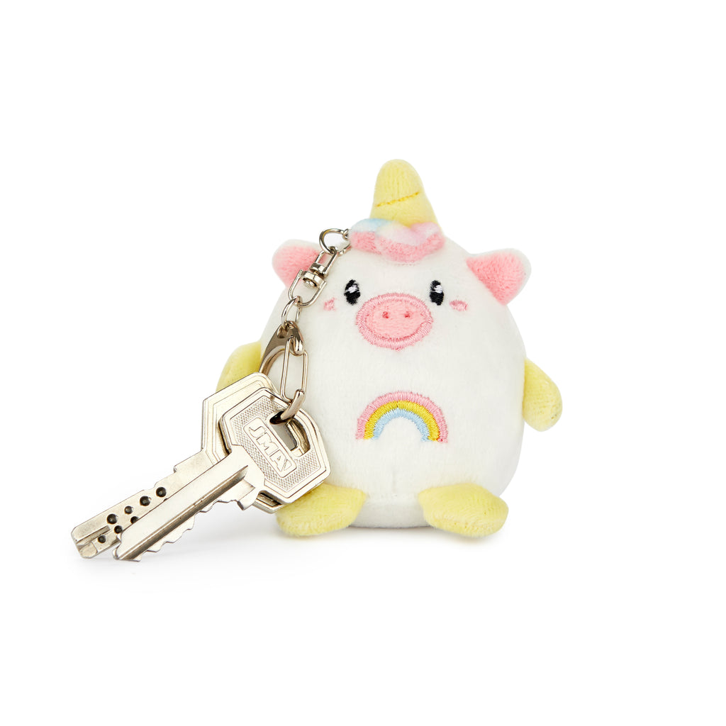 Fluffy Unicorn Keychain