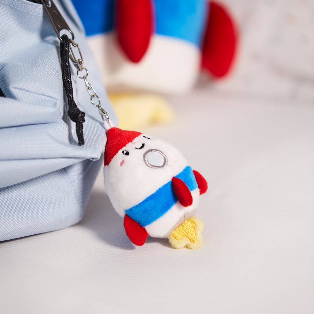 Fluffy Rocket Keychain
