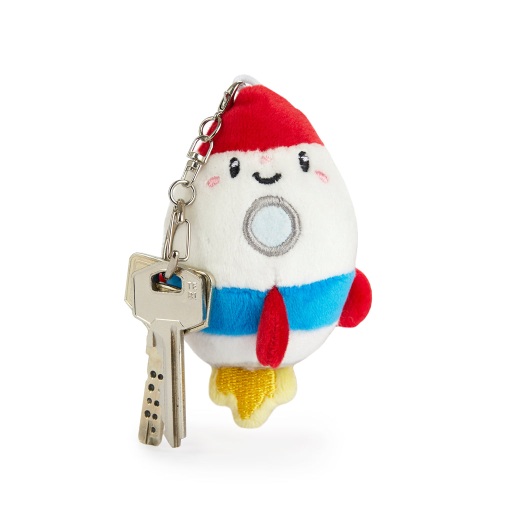 Fluffy Rocket Keychain