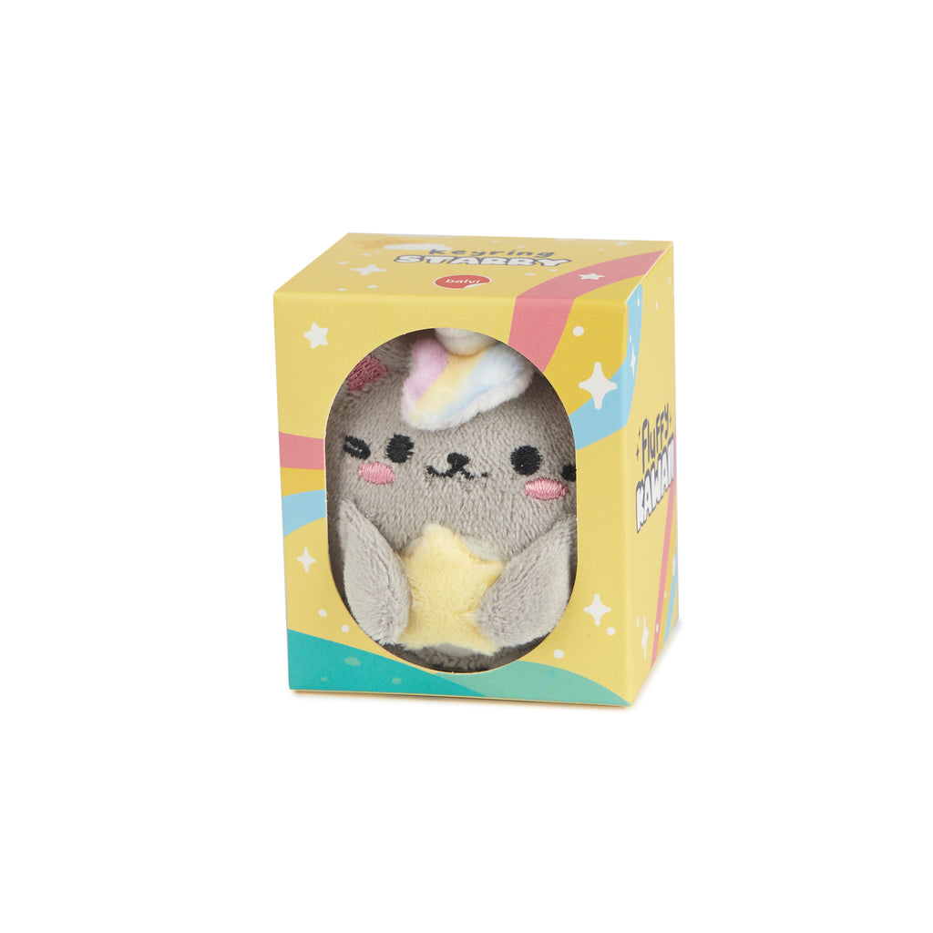Fluffy Kawaii Starry Keychain