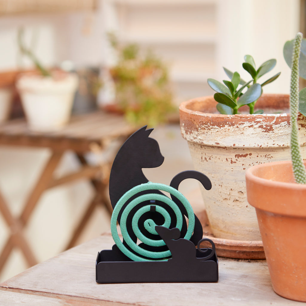 Feline Spiral Mosquito Holder