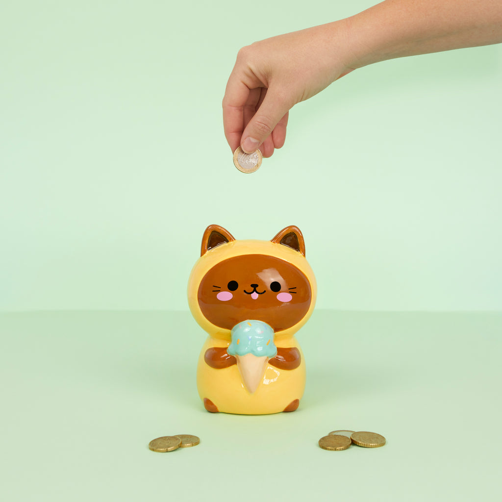 Kawaii Minty Coin Bank