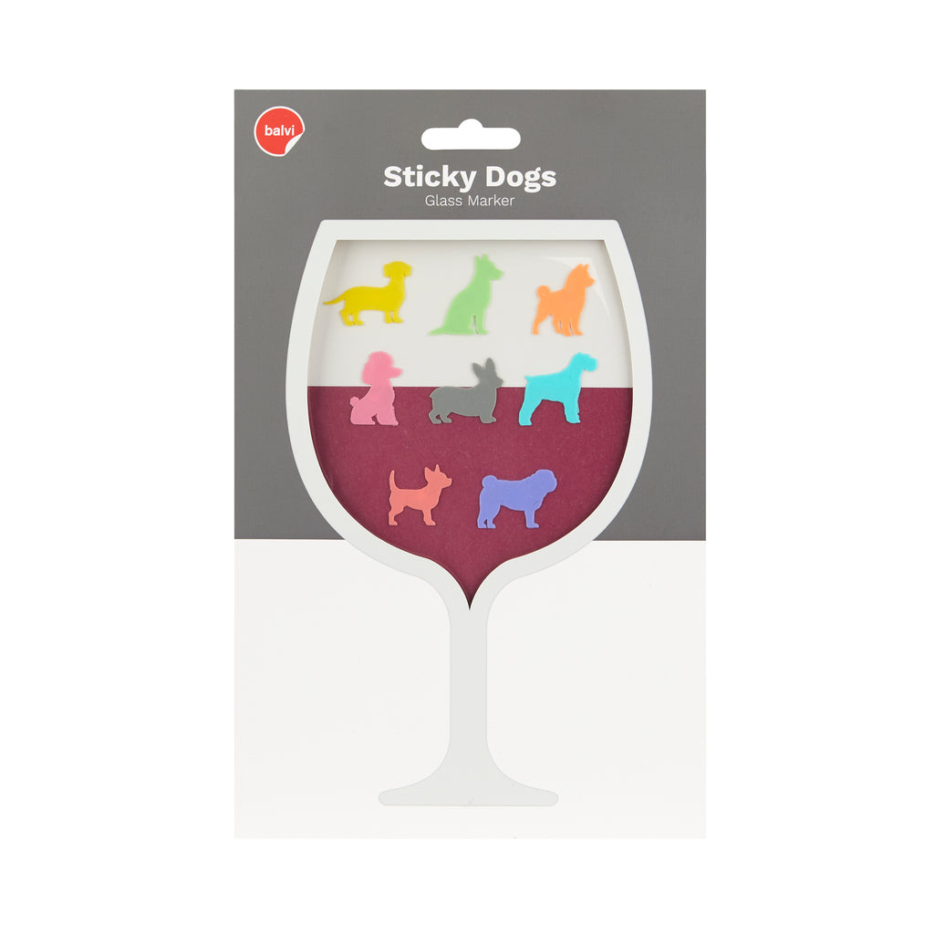 Sticky Dogs Glass Markers