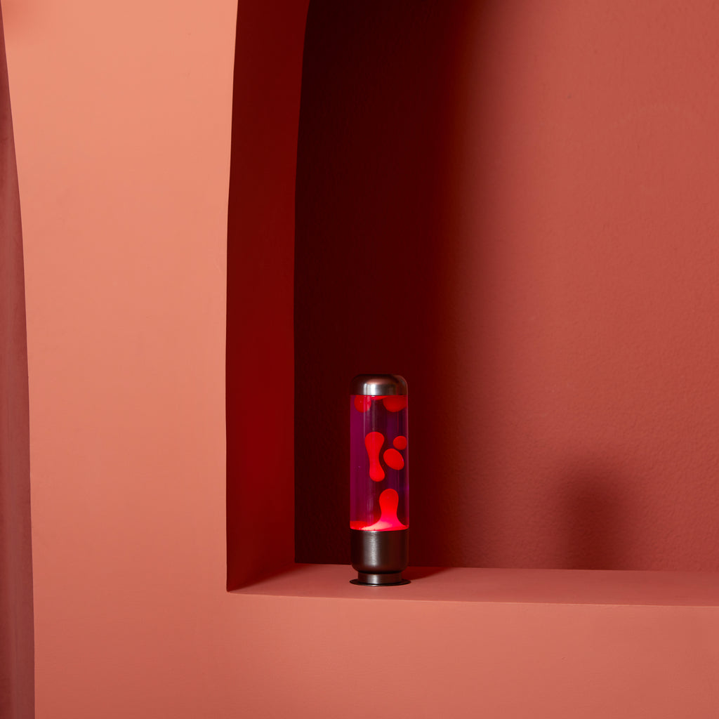 Capsule Lava Lamp - Purple/Red