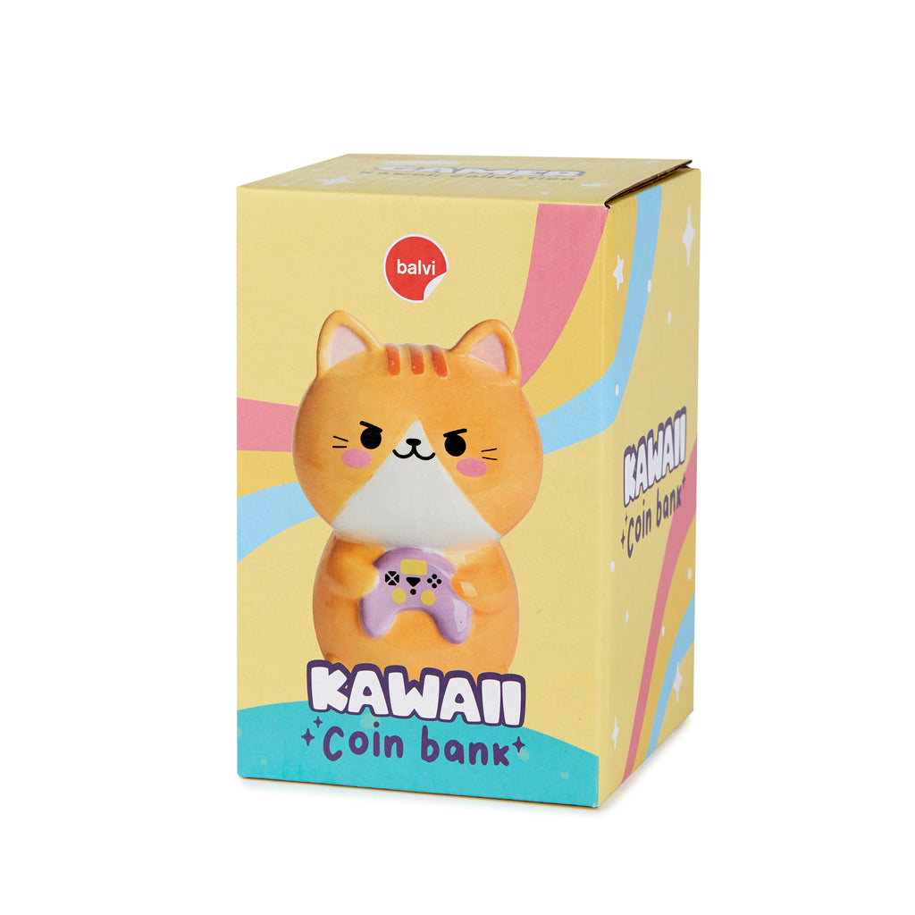 Kawaii Gamer Coin Bank