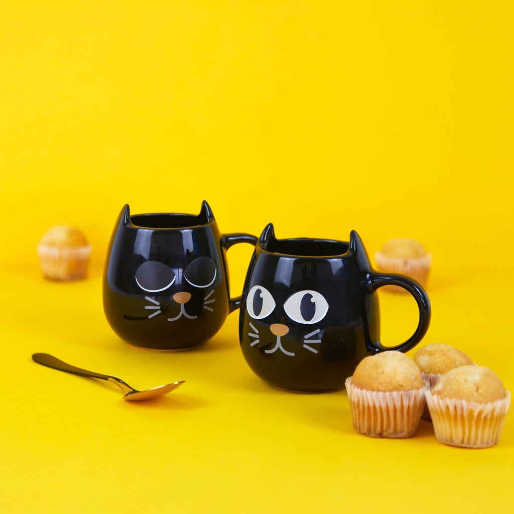 Wake Cat Espresso Coffee Cups
