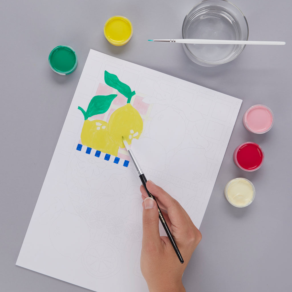 Malen-nach-Zahlen-Set La Limonade