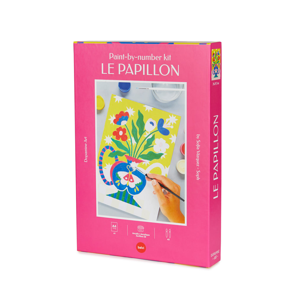 Malen-nach-Zahlen-Set Le Papillon