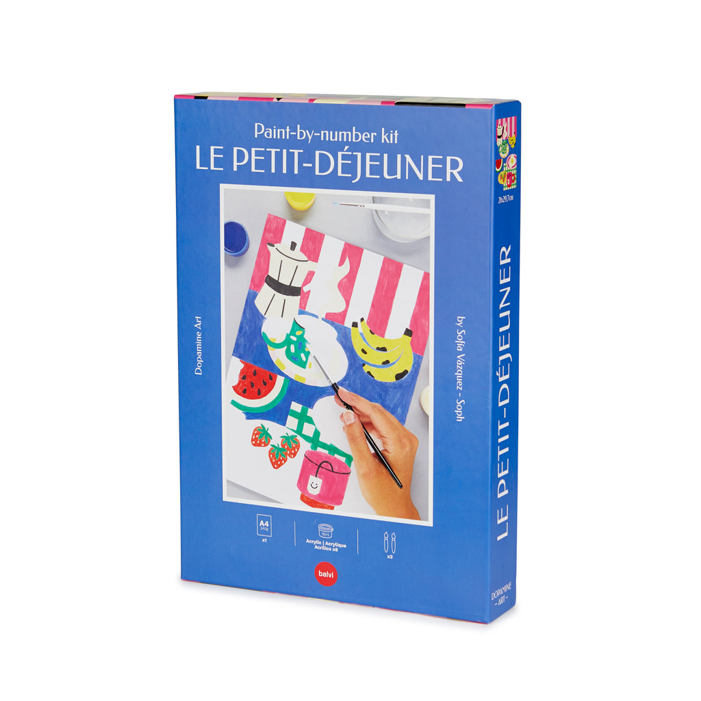 Malen-nach-Zahlen-Set Le Petit-Déjeuner