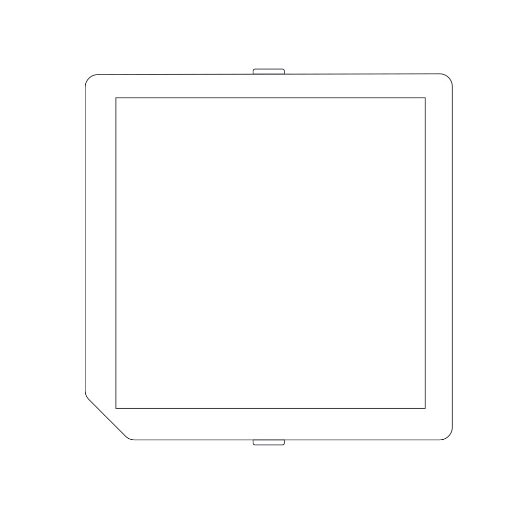 Repuesto - Cubierta sin esquina del marco de fotos Photo-Clock