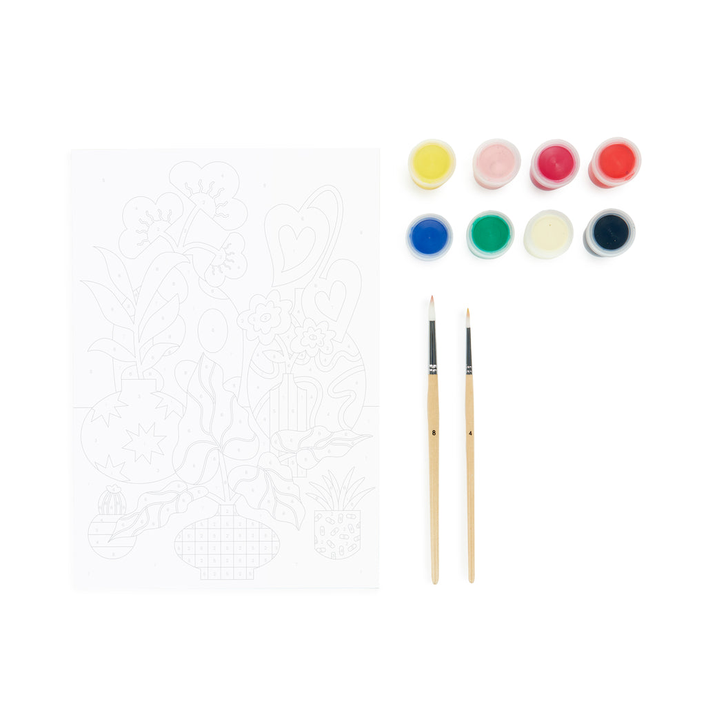 Kit Pintura por Números Les Plantes