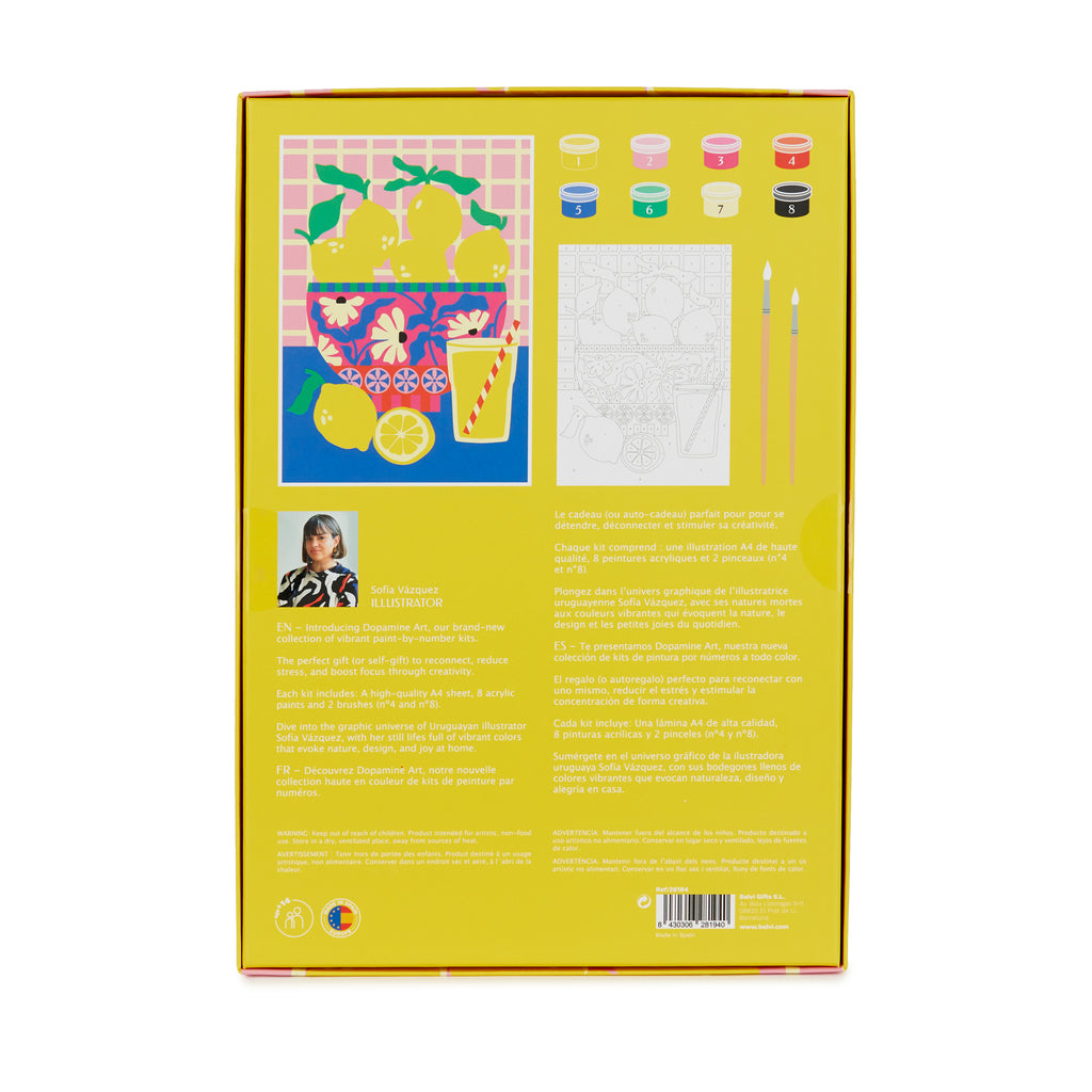 La Limonade Paint-by-numbers kit