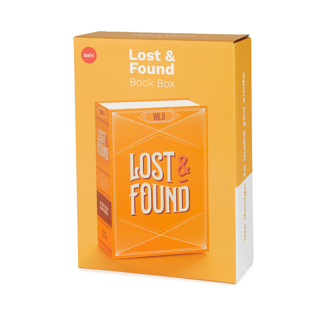 Caja libro Lost & Found