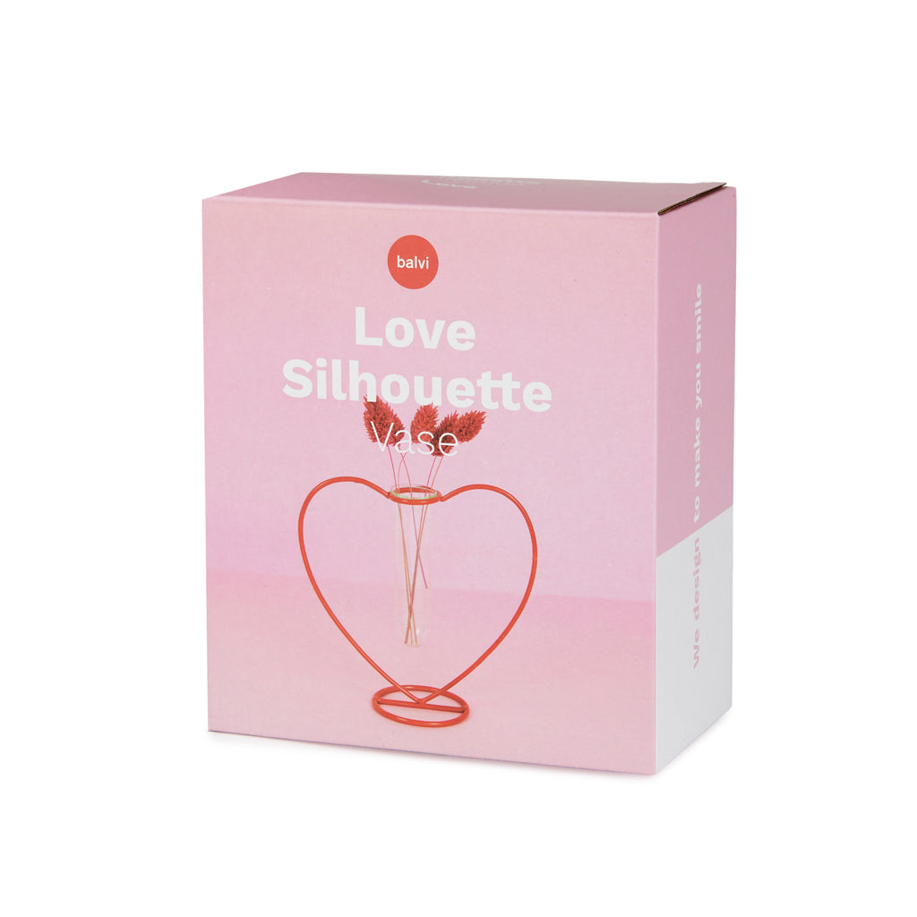 Love Silhouette Vase