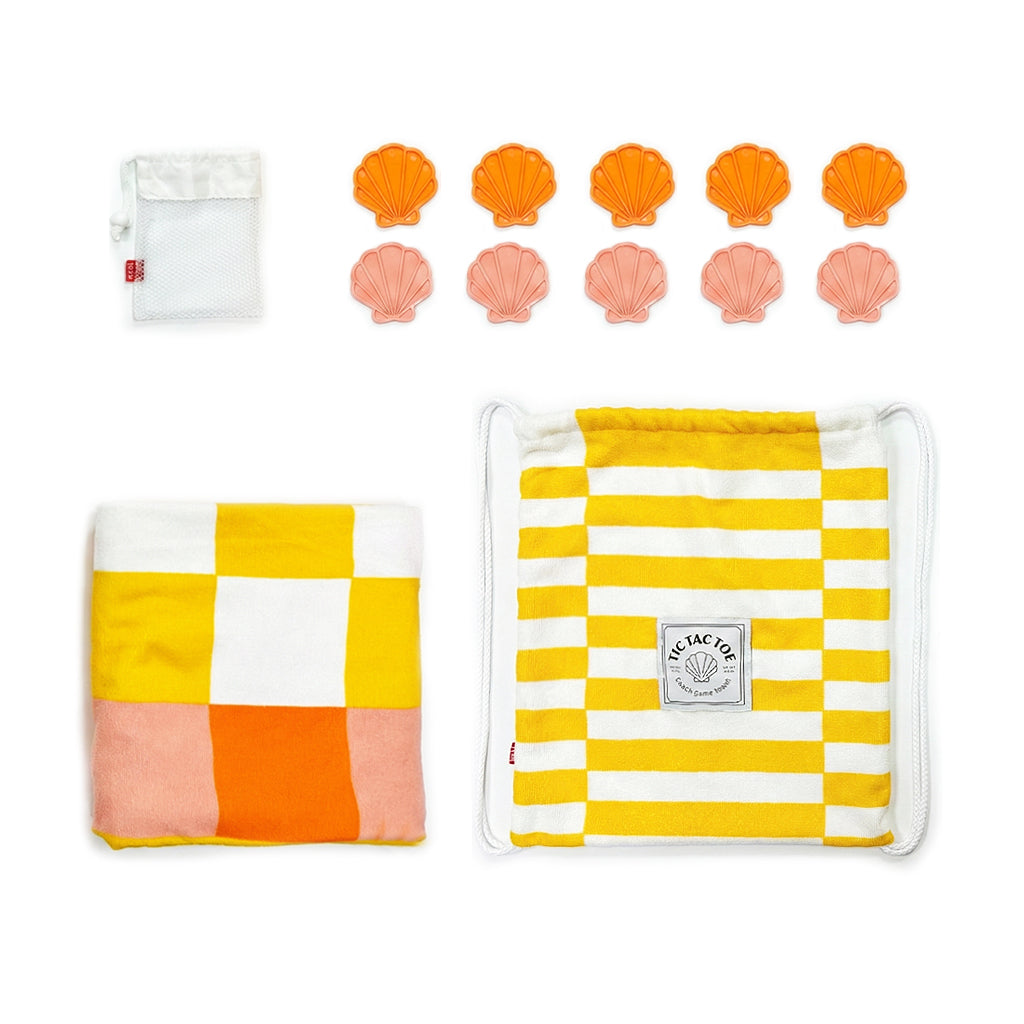 Tic Tac Toe Strandtuch mit Spiel