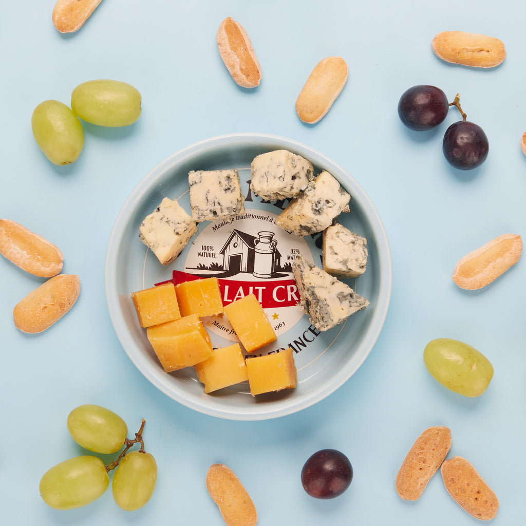 Camembert Cheese Snack-Schale