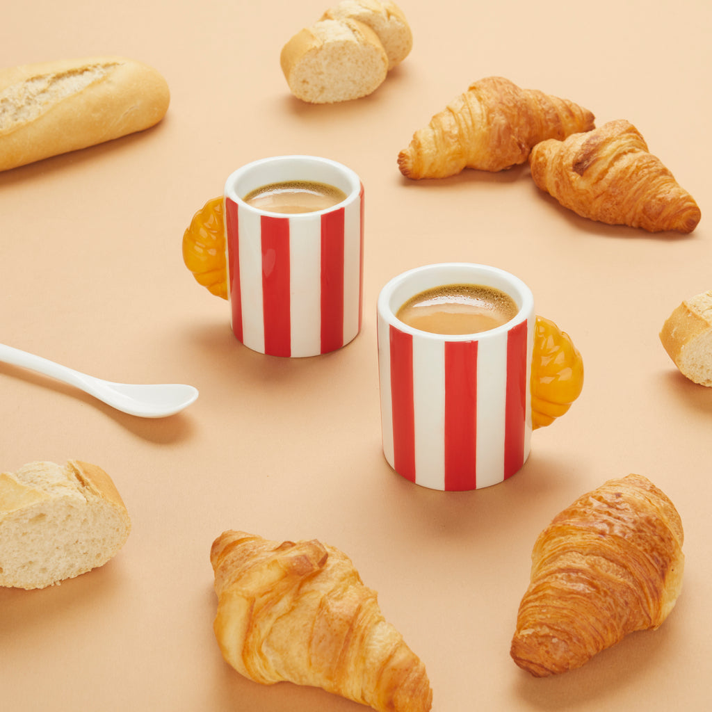 Croissant Espressotassen-Set