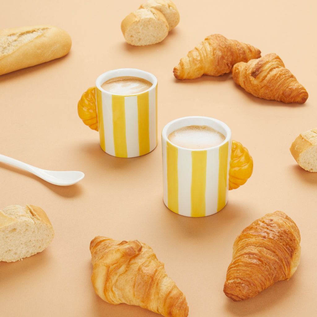 Croissant Espresso Cup Set