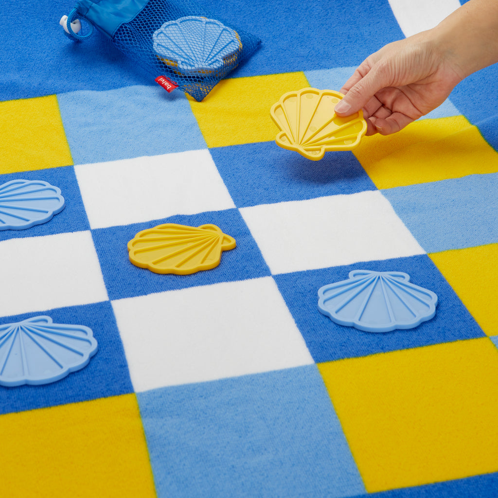 Tic Tac Toe Strandtuch mit Spiel