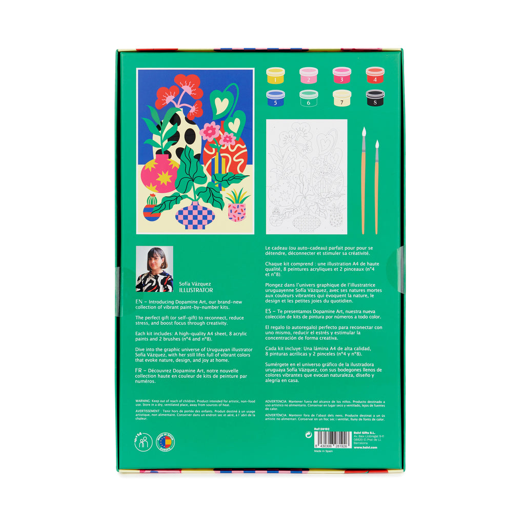 Kit Pintura por Números Les Plantes