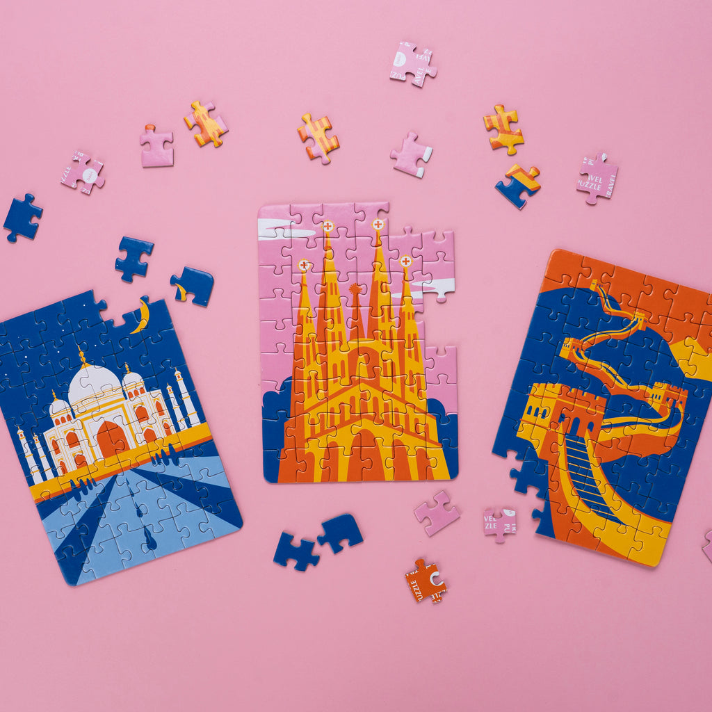 Reisespiel Mini Puzzles