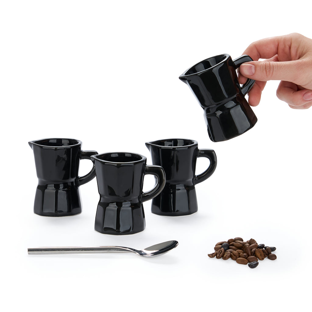 Moka Black Espressotassen-Set