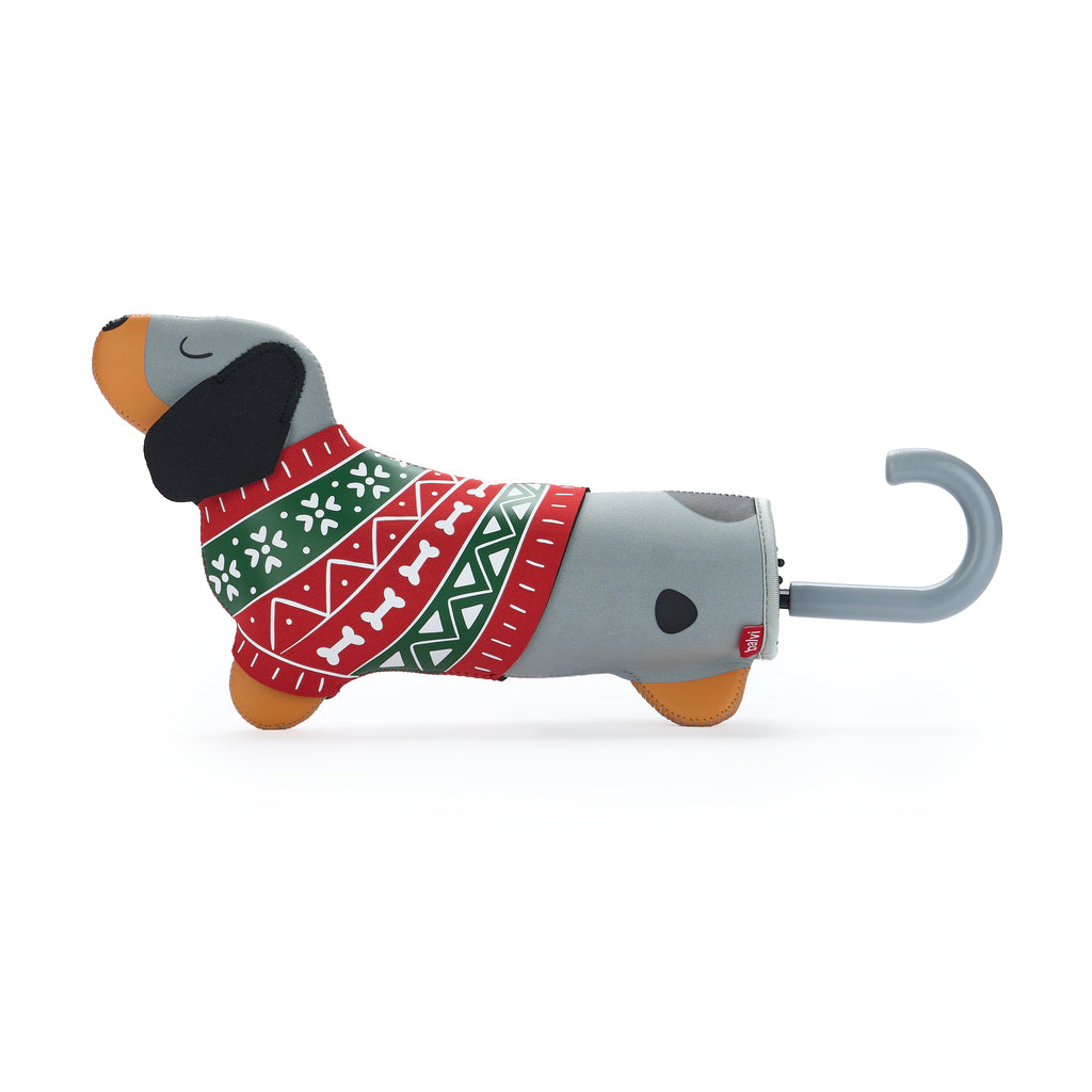 Ombrello Teckel Christmas