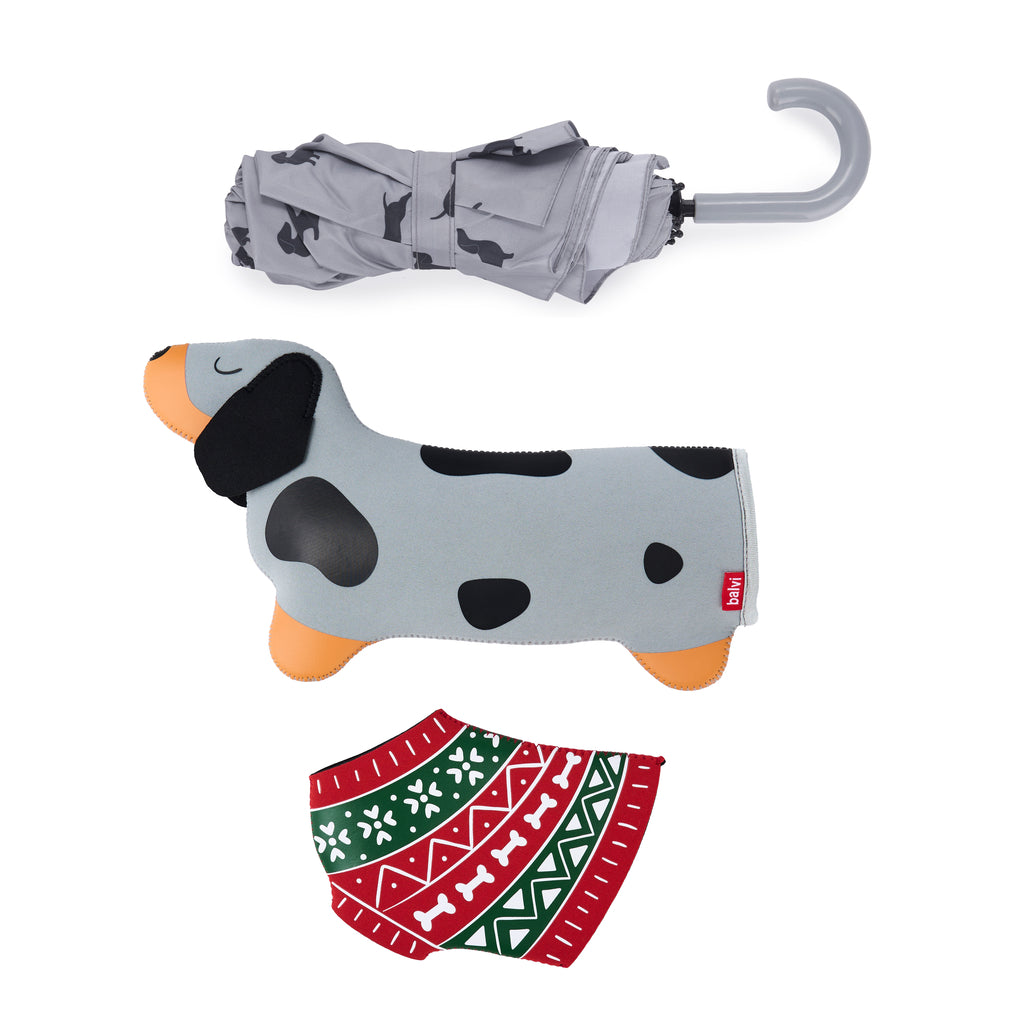 Ombrello Teckel Christmas