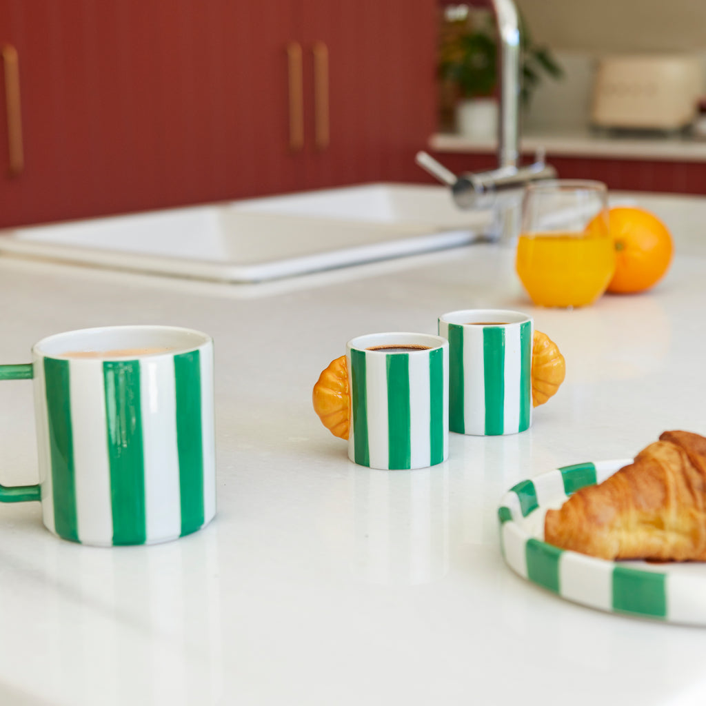 Croissant Espresso Cup Set