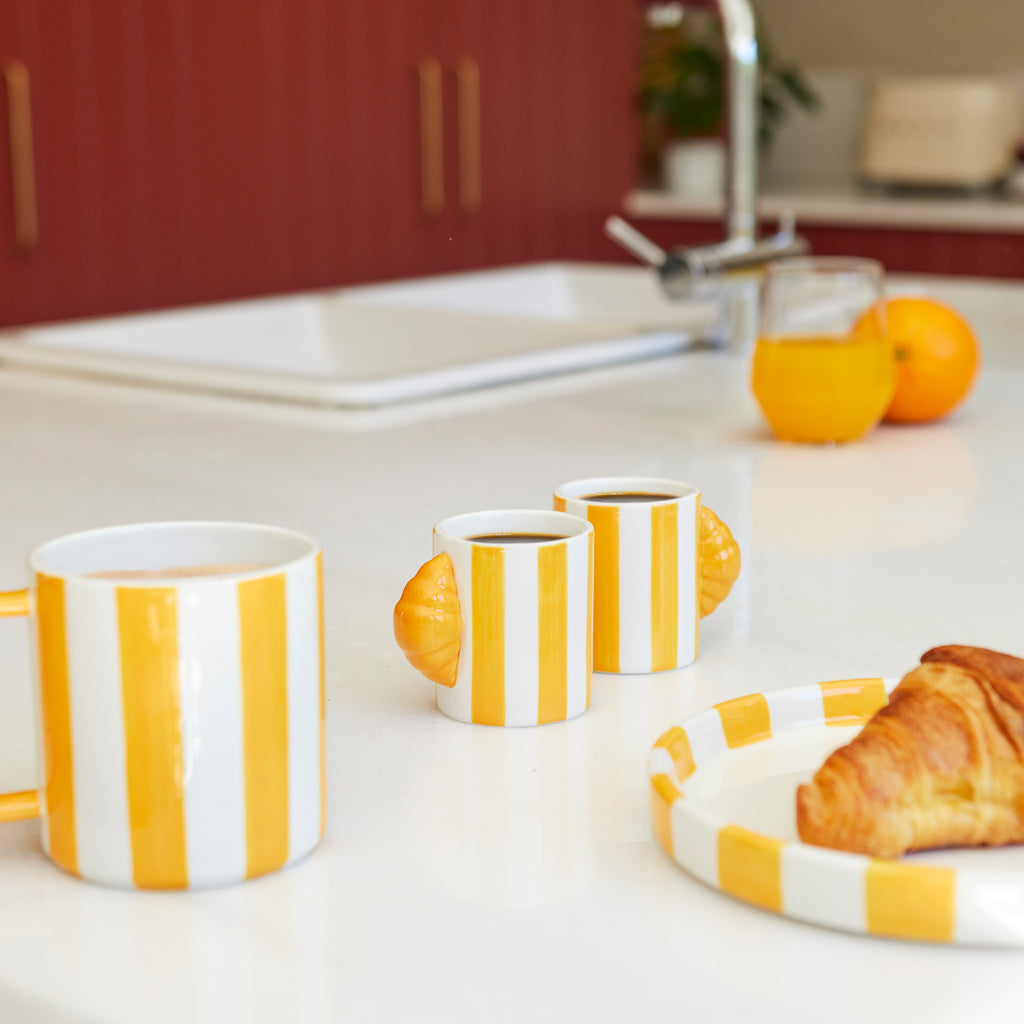 Croissant Espresso Cup Set