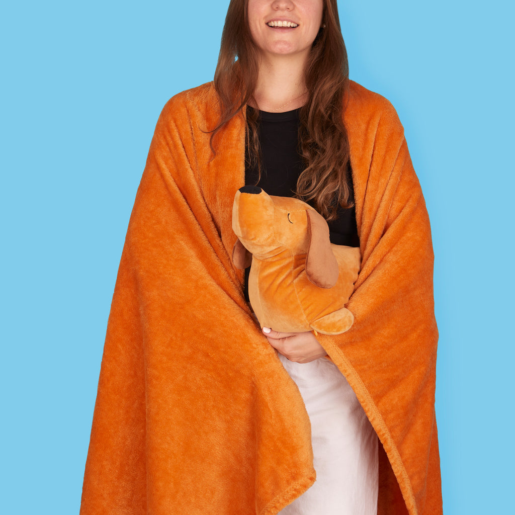 Coussin et Couverture Teckel