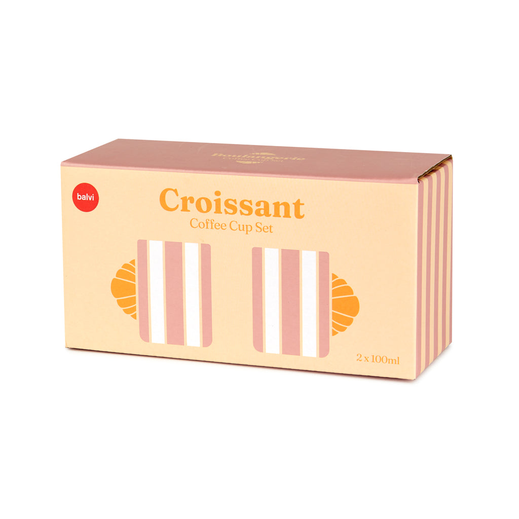 Croissant Espresso Cup Set