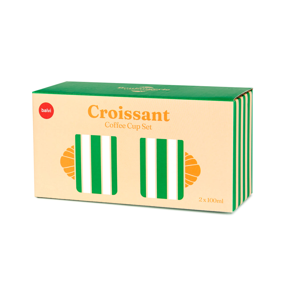 Croissant Espresso Cup Set