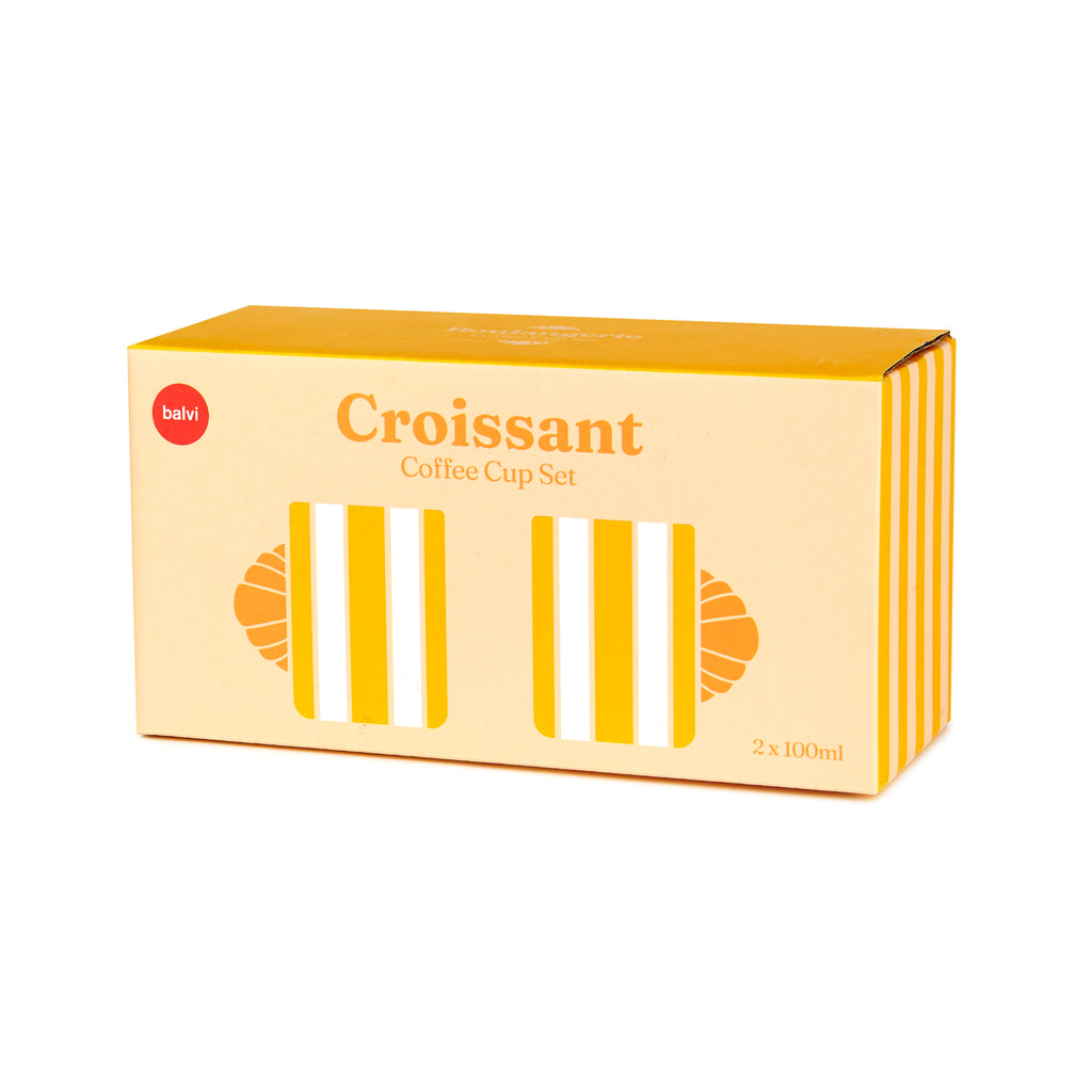 Croissant Espresso Cup Set