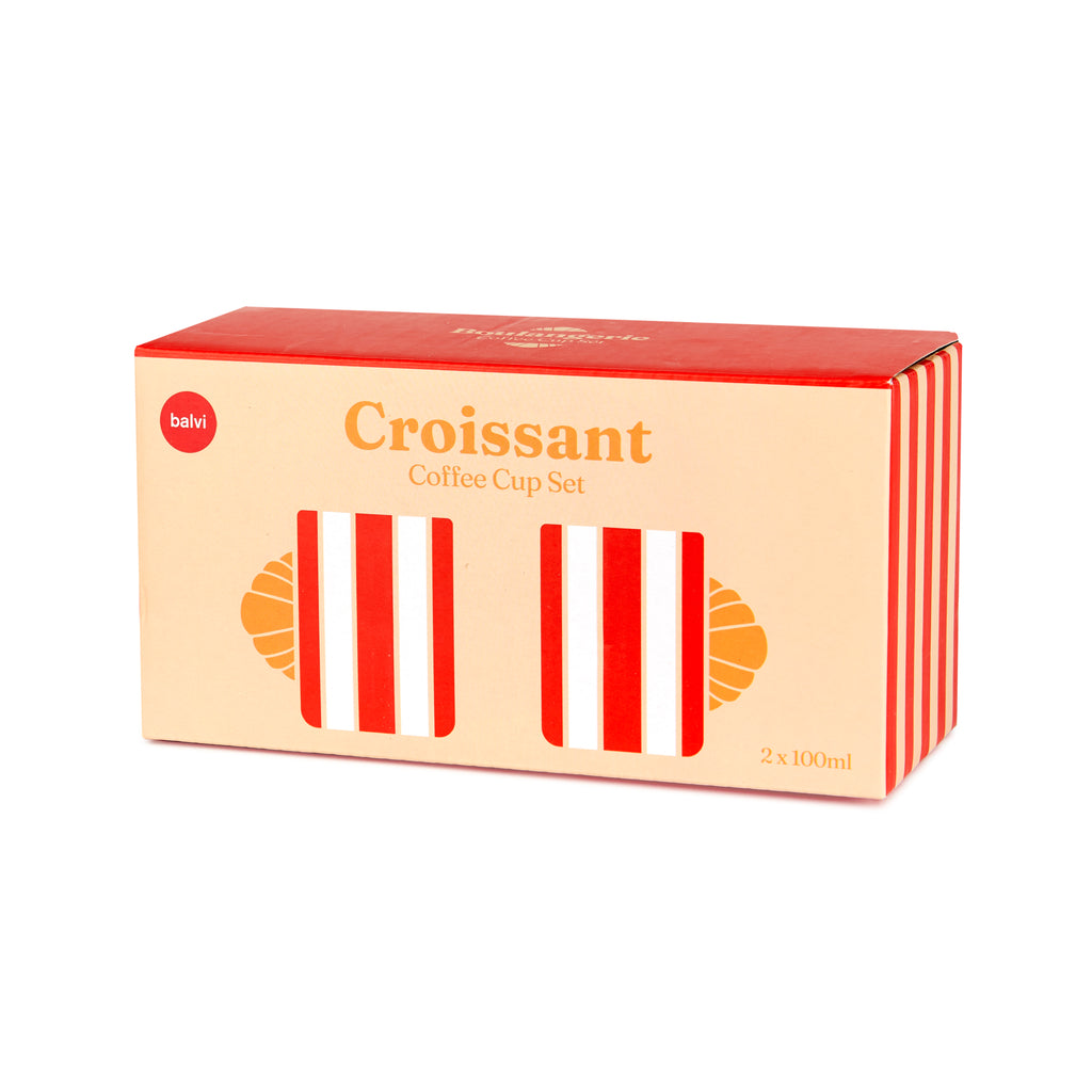 Croissant Espresso Cup Set